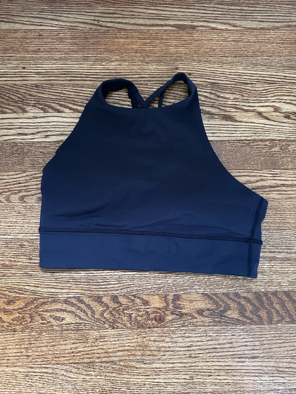lululemon athletica Navy High-Neck Strappy Sports Tank